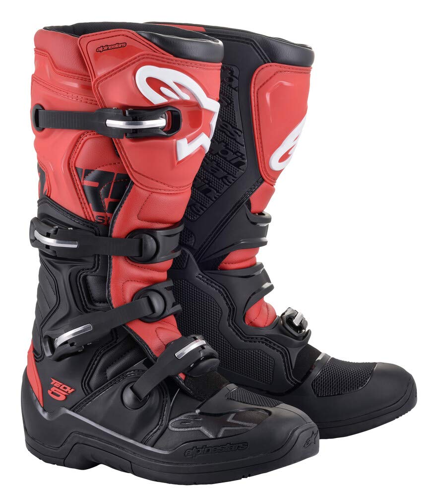 Alpinestars 2015015-13-8 Tech 5 Boots Black/Red Sz 08