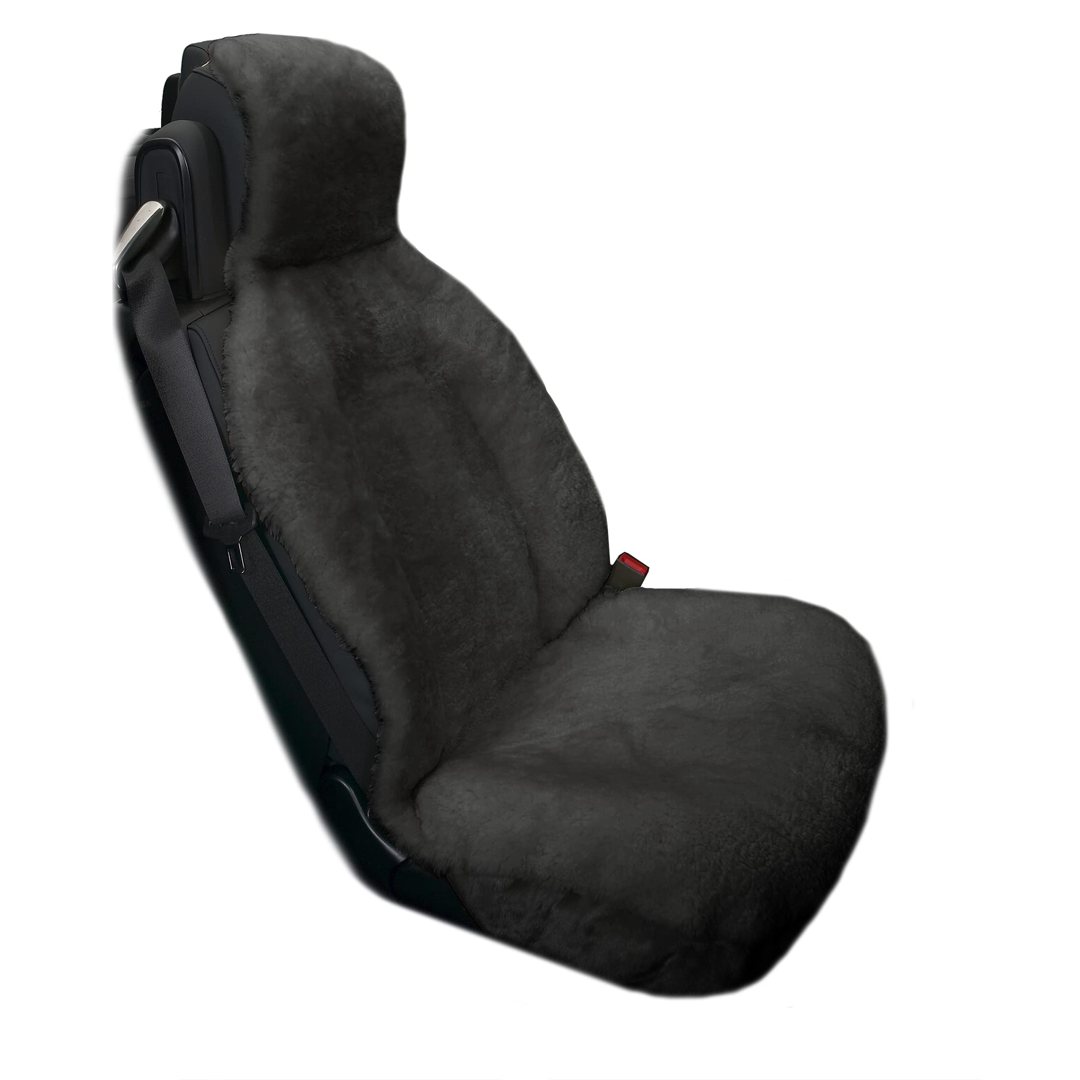 Eurow Genuine Australian Sheepskin Sideless Seat Cover, Ultra-Dense Real Sheepskin For Year-Round Comfort, Padded, Slip-Resistan