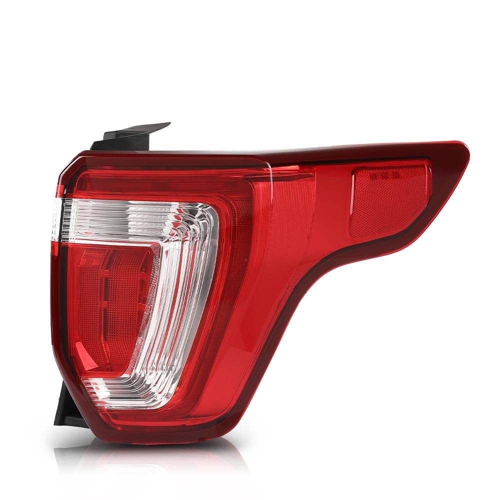 G-PLUS Right Tail Light Assembly Fit Ford Explorer 2016 2017 2018 2019 Red Lens W/o Wiring Harness, Luces Traseras Faros Trasero