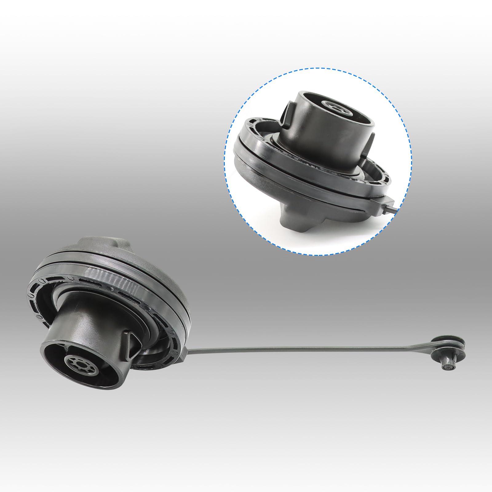 Gas Cap Fuel Cap GT261 for Buick LeSabre Park Avenue Cadillac DeVille Eldorado Chevy Cavalier Blazer Camaro Malibu S10 GMC Jimmy