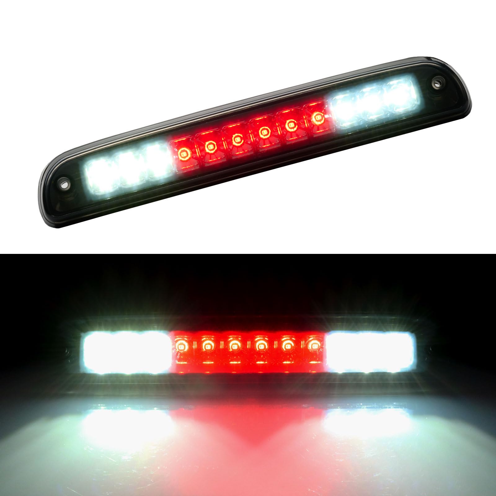 Cxdar Third 3rd Brake Light LED for 1999-2016 Ford F250 F350 F450 F550 Super Duty, High Mount Rear Brake Lights Assembly for 99-