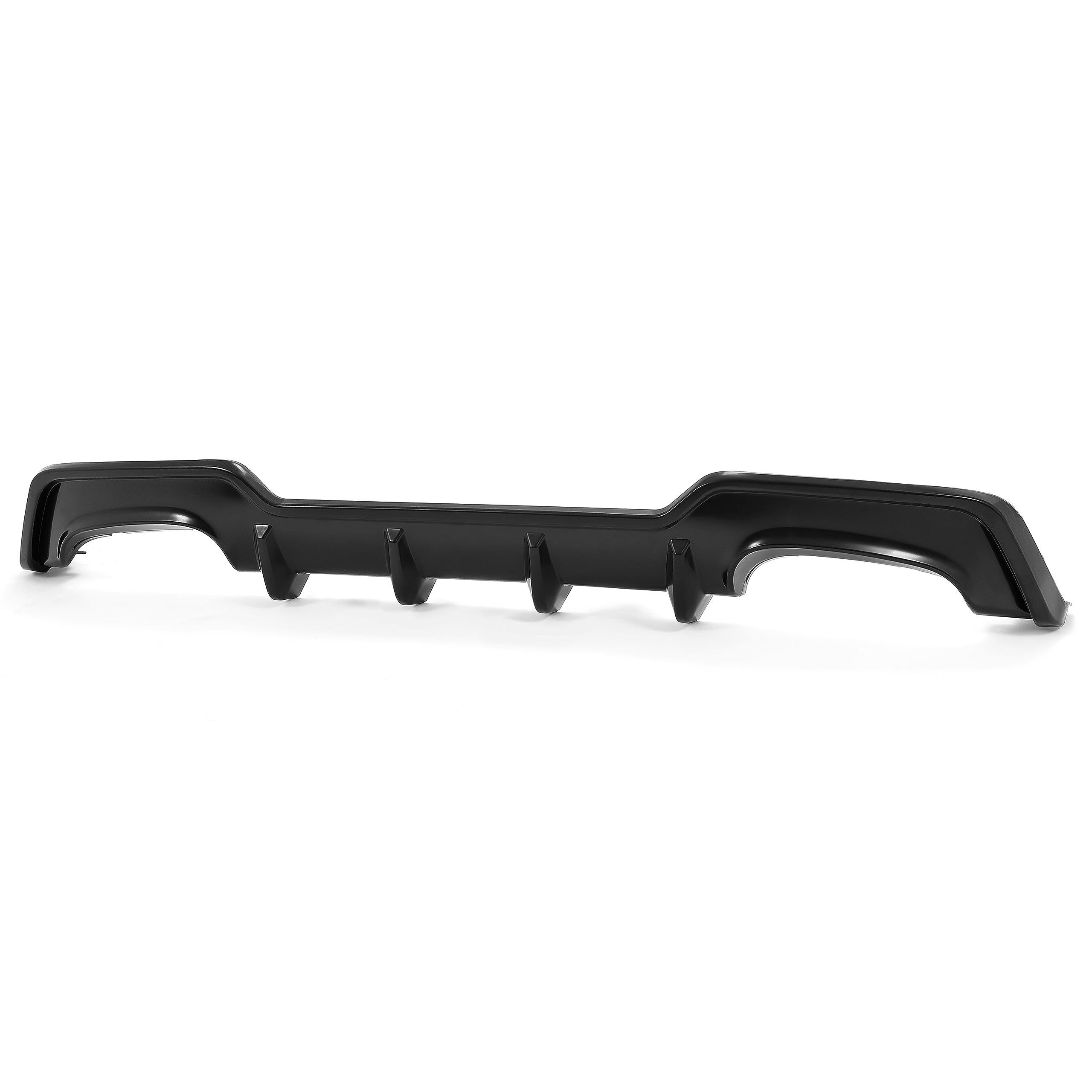 KUAFU Rear Diffuser for 2019-2022 Toyota Corolla & Auris Hatchback, ABS Plastic, Unpainted Black, Model GO-2344