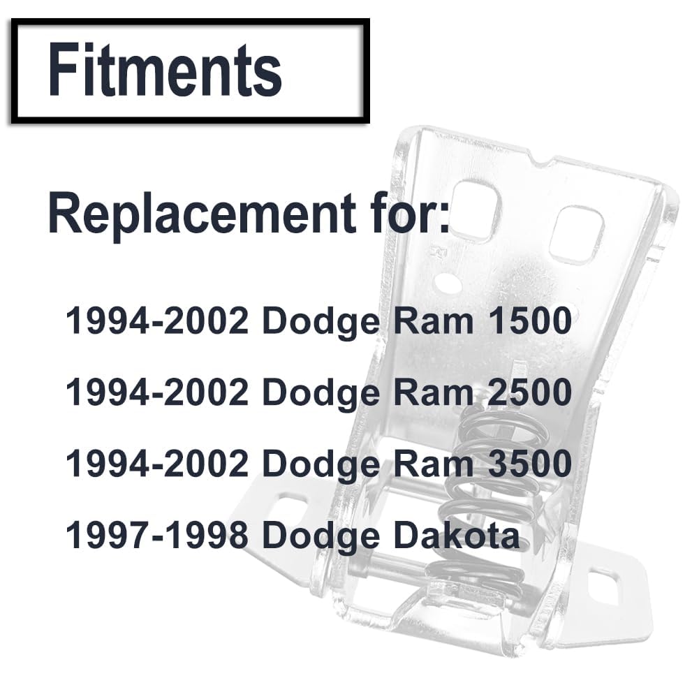 Veelecp Upper Door Hinge Front Right Passenger Side Compatible For Dodge 1994-2002 Ram 1500/2500 / 3500-1997-1998 Dakota Rh Side