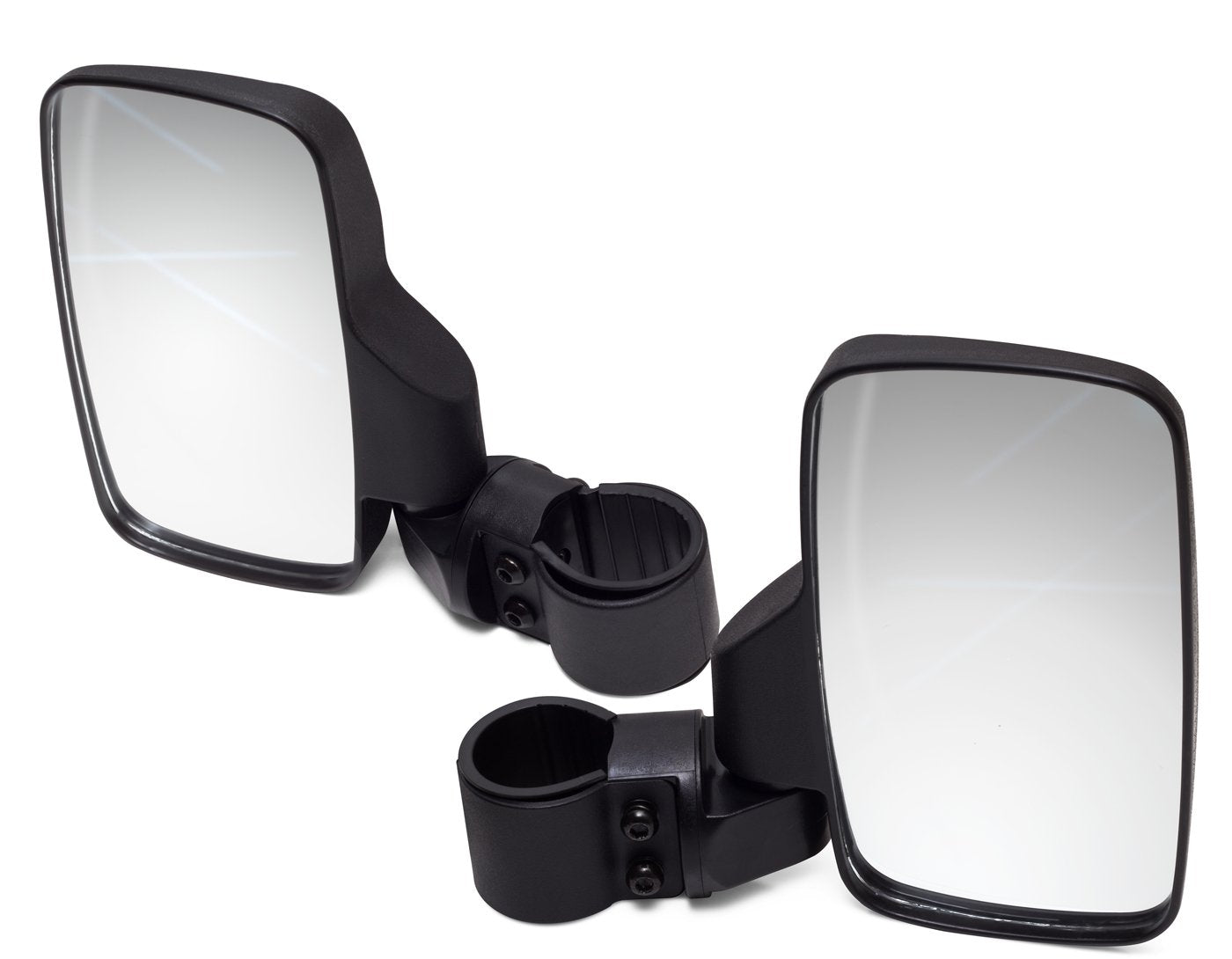 OxGord UTV Rear View Side Mirrors Shatter-Proof, Universal Best for 1.6'' - 2'' Roll Cage Bar, Adjustable Arm - High Impact Temp