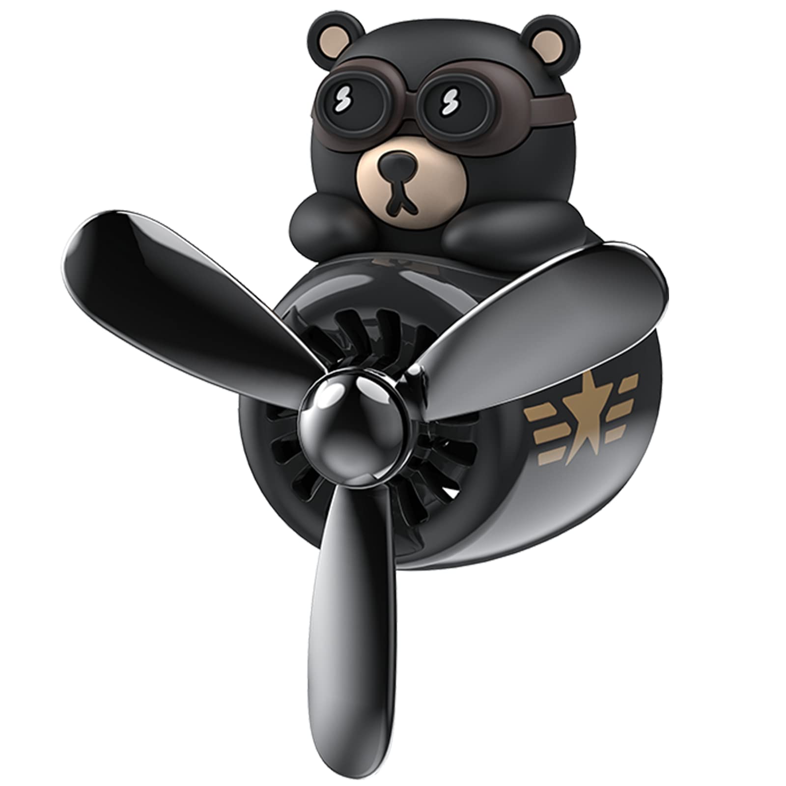 Cacacece Bear Pilot Car Air Fresheners Automotive Air Outlet Creative Car Perfume Fragrance