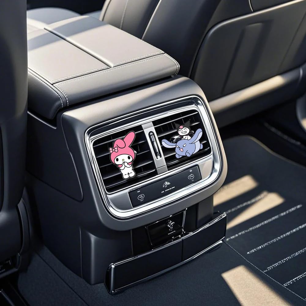 Cute Car Air Freshener Clips,Kitty Car Vent Clip,Car Vent Decoration Accessories,Auto Air Conditioner Clip,Automotive Interior D