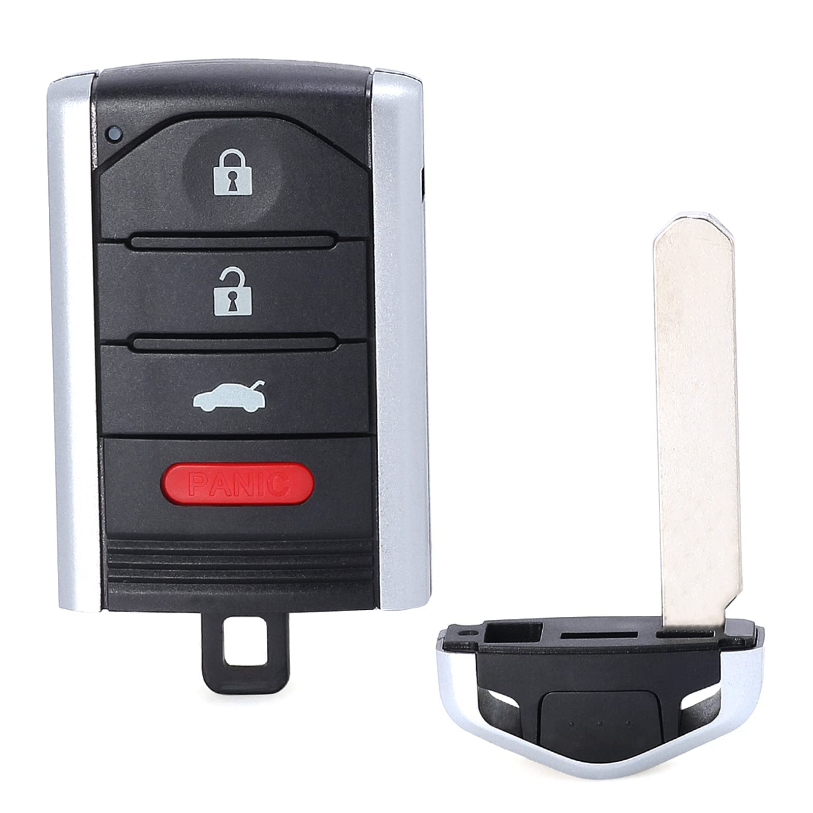 Keymall Car Key Fob Keyless Entry Remote Control For Acura Ilx 2013 2014(Fcc Id:Kr5434760 P/N:72147-Tx6-A01 72147-Tx6-A11) 4 Buttons