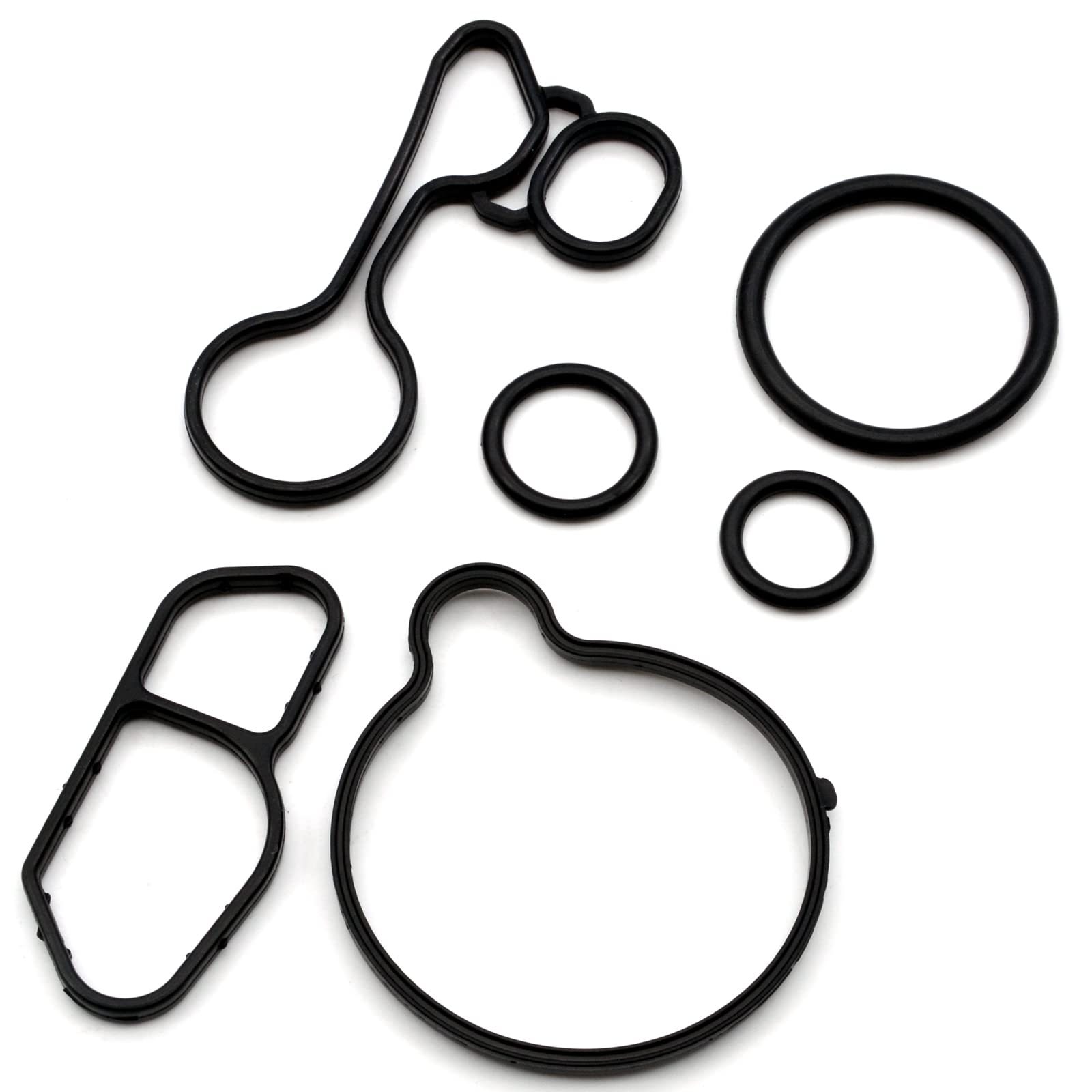 HAOTOM Engine Oil Cooler Filter Housing Gasket Set Compatible For Chevrolet Cruze Limited Sonic Trax 1.4L Turbo 2011-2018 Buick