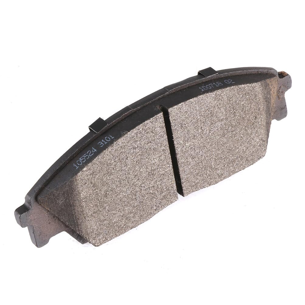 Automuto 4Pcs Front Semi-Metallic Disc Brake Pads Set D373 For Honda Civic 1988-1991,For Honda Crx 1990-1991,For Honda Prelude 1
