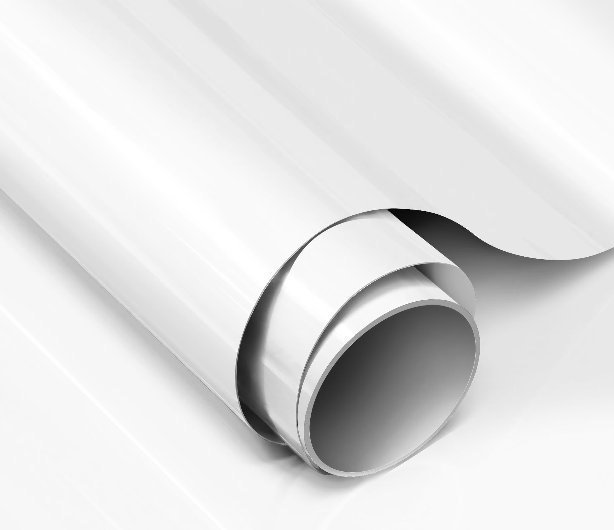 Colorfusion Ppf By Vvivid, Gloss Polar White Dry Apply Ppf Vinyl Car Wrap Roll 20Ft X 5Ft