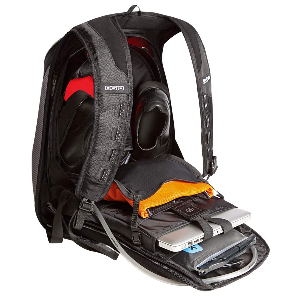 Ogio 123006.36 No Drag Mach 5 Motorcycle Backpack - Stealth Black , 20.5' H X 14.5' W X 7' D, Medium
