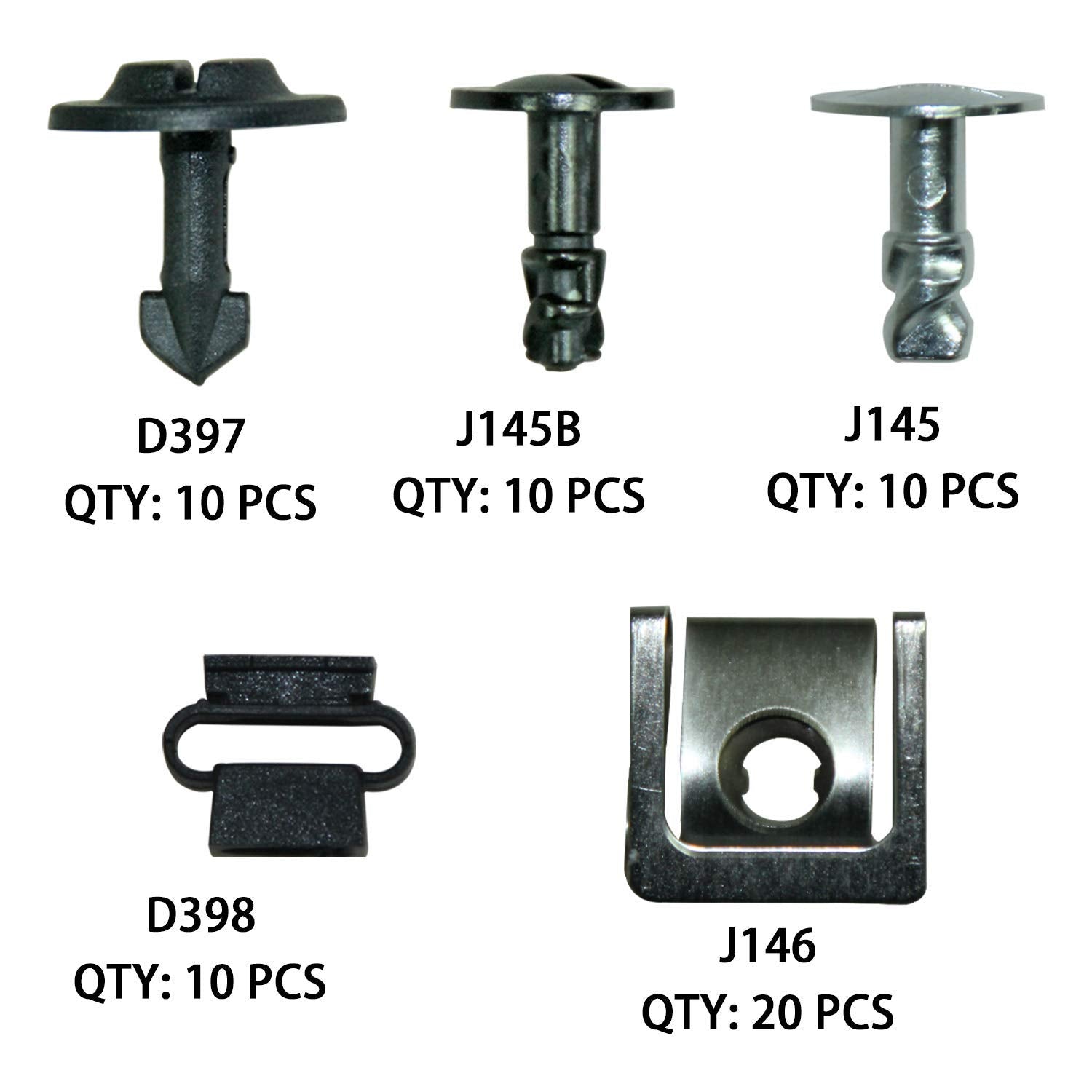Ants Part 60Pcs Engine Undertray Cover Clips Bottom Metal Screw Bolt Kit For Audi Vw