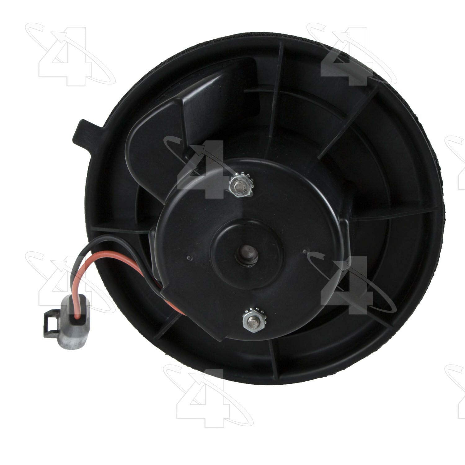 Four Seasons Blower Motor with Wheel for GM Trucks - Model 75748, Metal, White/Black