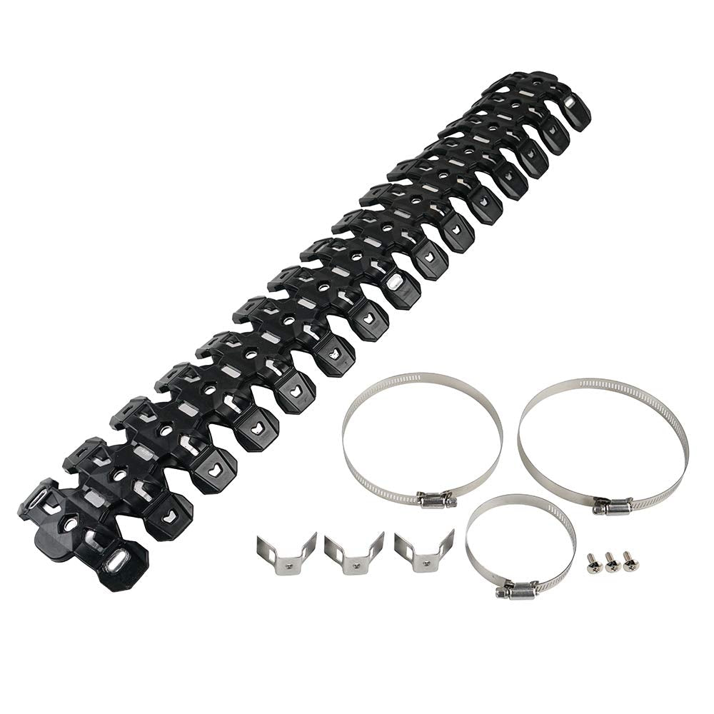 Nicecnc Black 2 Stroke Heat Shield Cover Guard Universal Compatible With Ktm Sx/Xc/Xcw/Xc-W Tpi/Xc-W Sixdays/Xc-W Tpi Sixdays 125/250/300 2012-23,Sherco Se250/300 2014-23,See Fitment