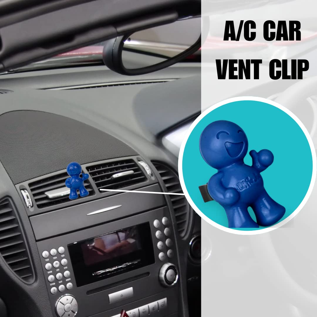 Stoner Car Care Little Joe Ocean Splash Scent Car Air Freshener - Alcohol-Free, Clips to A/C Vent, Non-Toxic, 1 Count