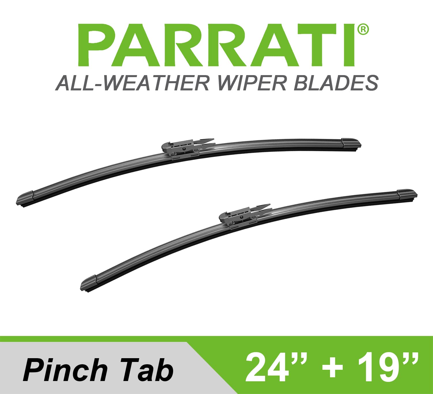 Parrati 24 Inch &19 Inch Of High Performance Premium All-Season Automotive Replacement Front Windshield Wiper Blades For Bmw M3