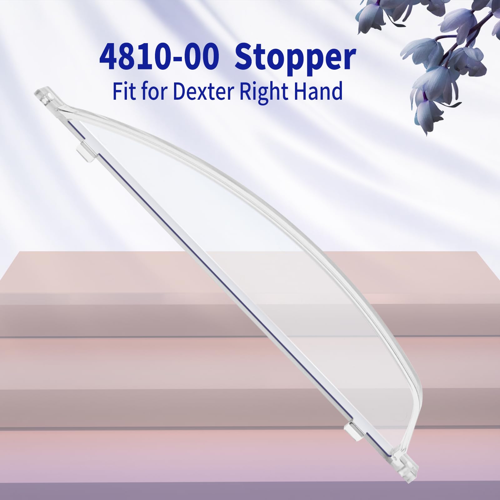 Vsttar Clear Plexiglass Screen Door Bubble Style Stopper Kit, Model 4810-00, Compatible with Dexter Right Hand Door