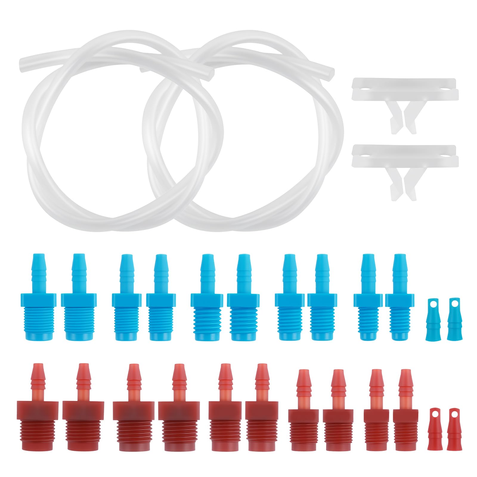 Purthog Brake Master Cylinder Bleeder Kit Replacement OEM#14151,Master Cylinder Brake Bleeder Kit Includes 22 Inch Hoses,Connect