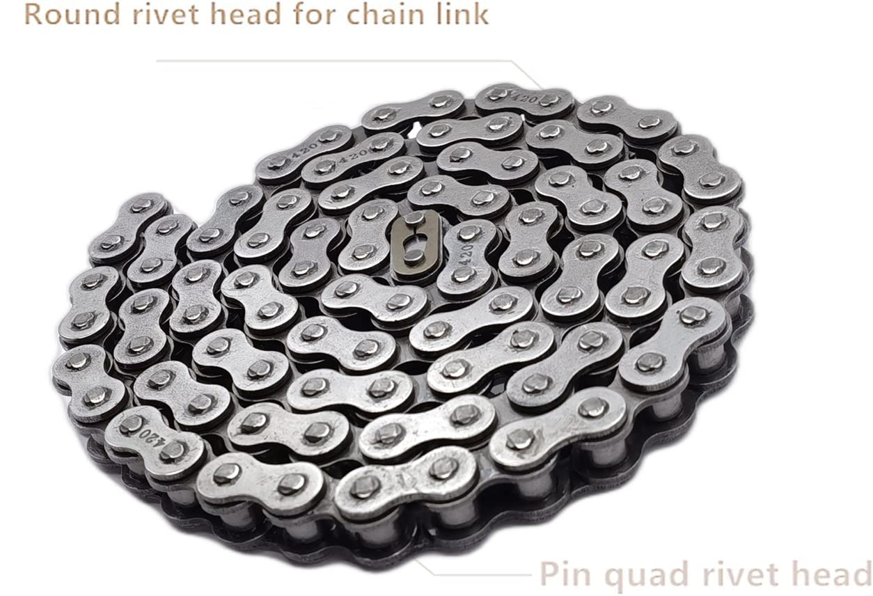 Mini Bike Rear Chain Fits Coleman CT200U CT200U-EX BT200X Mini Bike Chain MB200 MB165 Baja Warrior Heat Mini Baja Motorsports+Ch