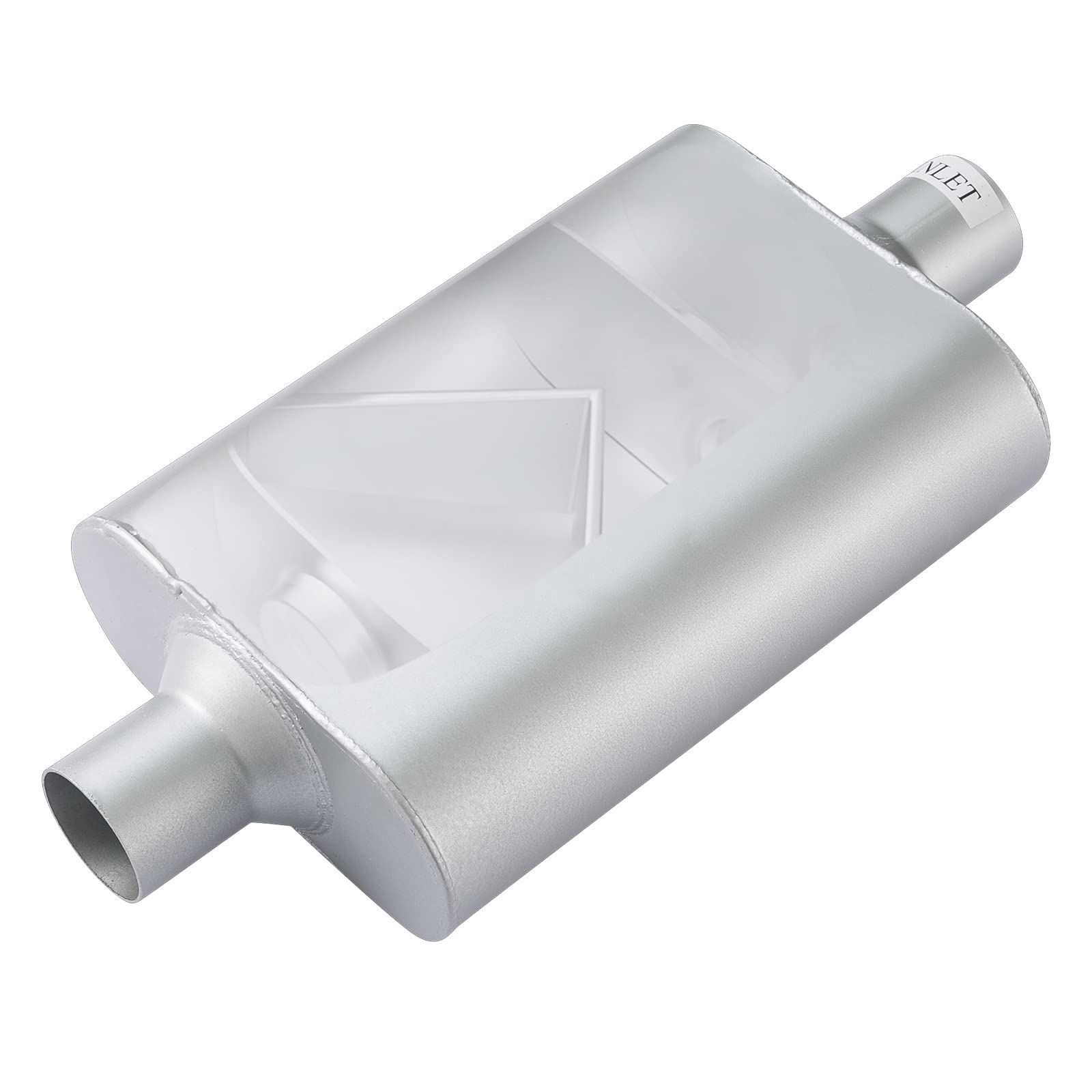 Universal Exhaust Muffler With Aggressive Sound, Anti-Corrosive Muffler, Chamber Performance Mufflers For Cars, Trucks(2.5'' Cen
