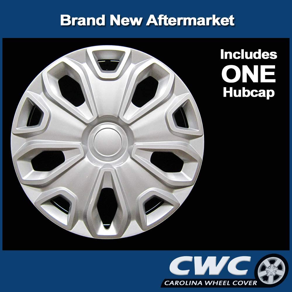 Carolina Wheel Cover 16-Inch Silver Hubcap for Ford Transit 150/250/350 (2015-2024) & e-Transit (2022-2024) - Single Replacement
