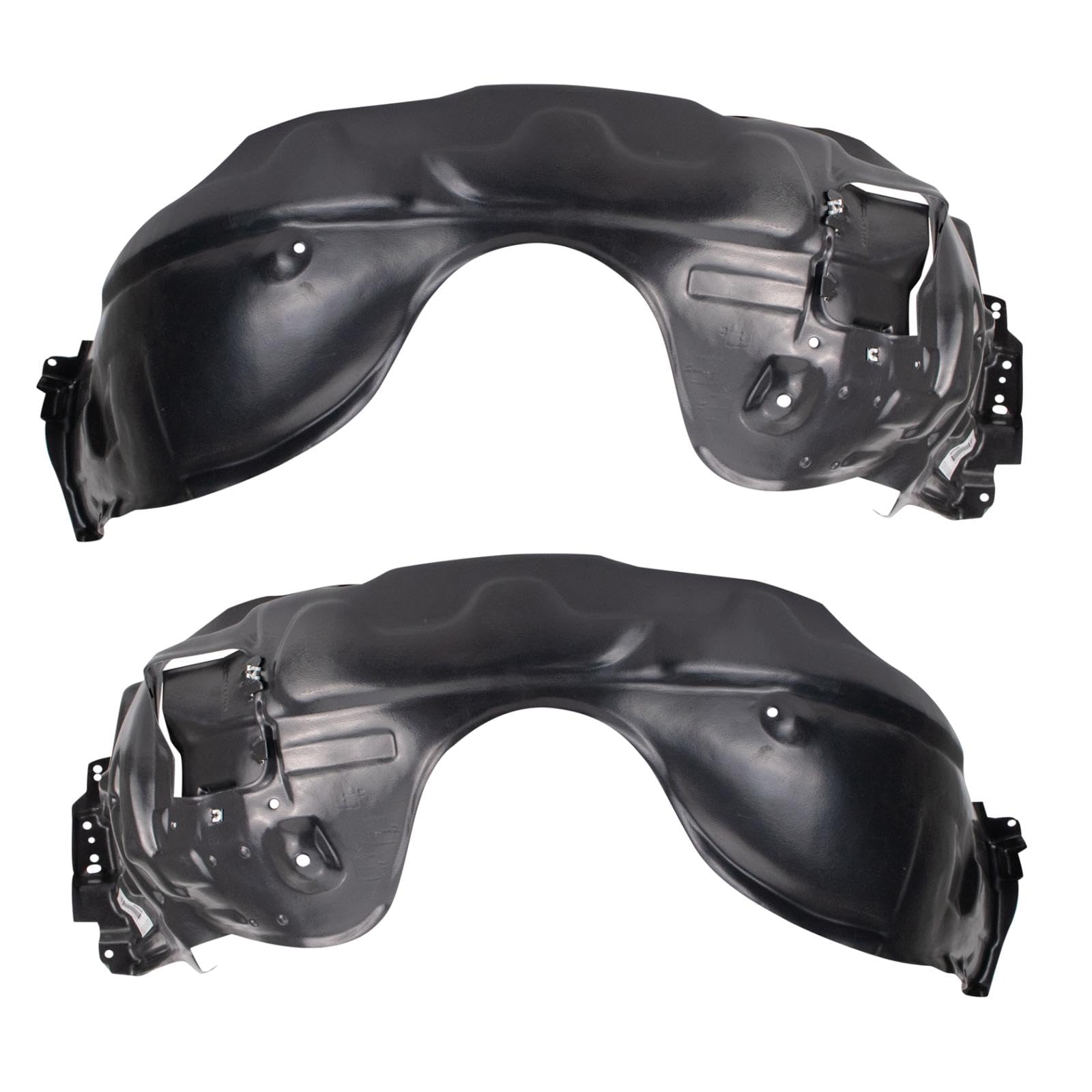 Trq Inner Fender Liner Set Compatible With 2010-2012 Lexus Es350 Lx1248114 Lx1249114