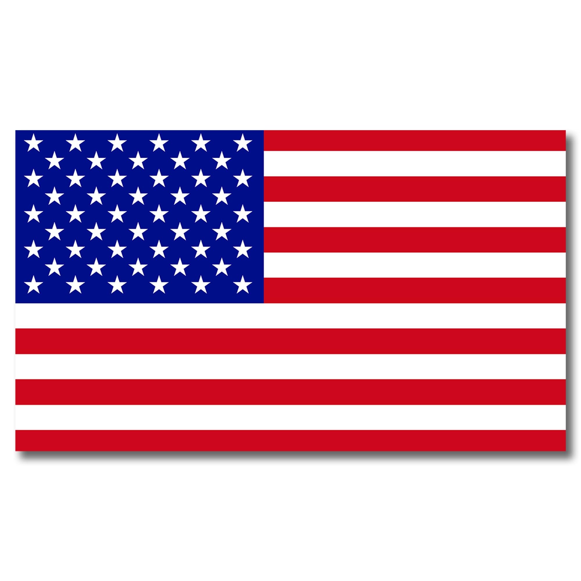 Magnet Me Up Patriotic American Flag Automotive Magnet - 7X12 Inches, Red White And Blue, Heavy-Duty Magnetic Vinyl For Car, Tru