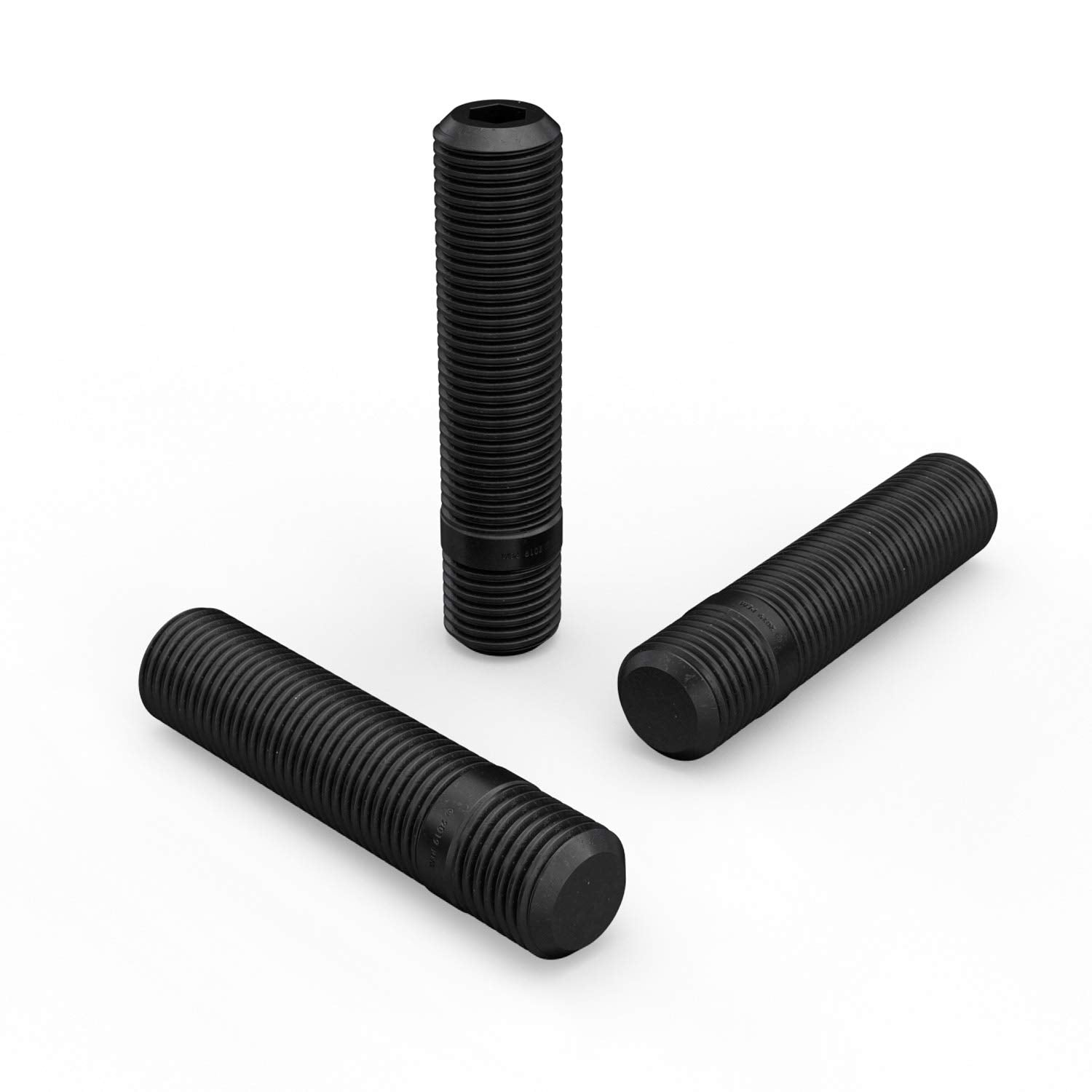 StanceMagic 20pcs Wheel Stud Conversion 14x1.5 - 47mm Shank Length - Steel - Black - Compatible with Audi VW TT A3 A4 A5 S4 S