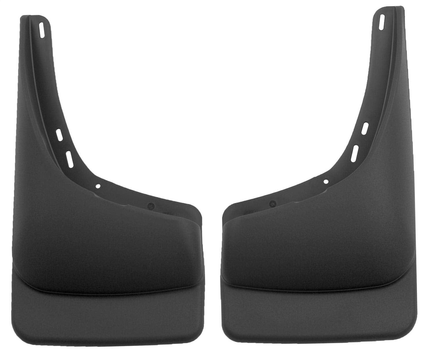 Husky Liners Mud Guards | Rear Mud Guards - Black | 57241 | Fits 2002-2006 Chevrolet Avalanche 1500/2500, 1999-2006 Chevrolet Silverado 1500 Fleetside/2500/Suburban W/O Fender Flares, And More 2 Pcs