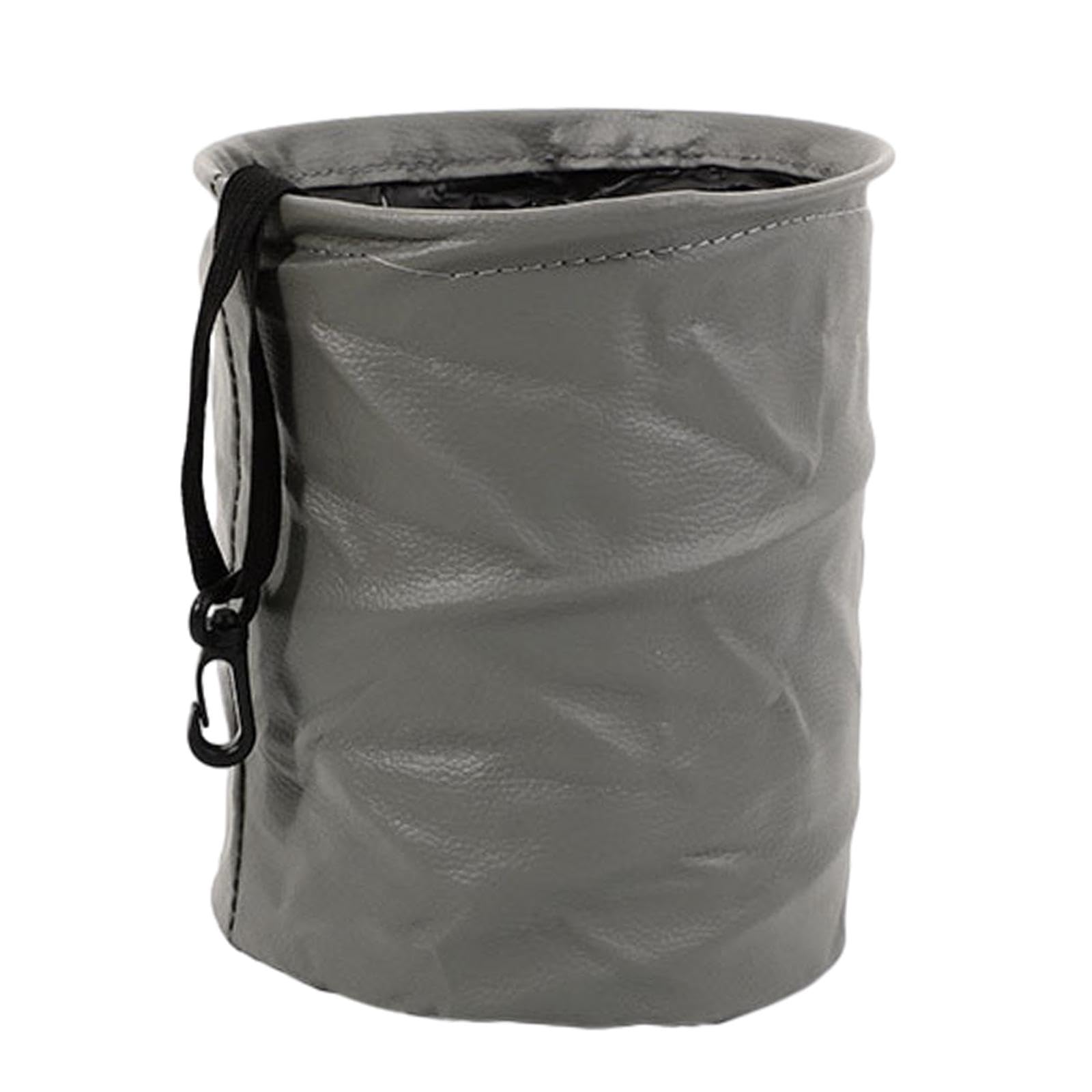 BNF Folding Car Trash Can Scratch Resistant Auto Accessories Hanging Garbage Bin Grayother Auto Tools Supplies Automotive Tools 