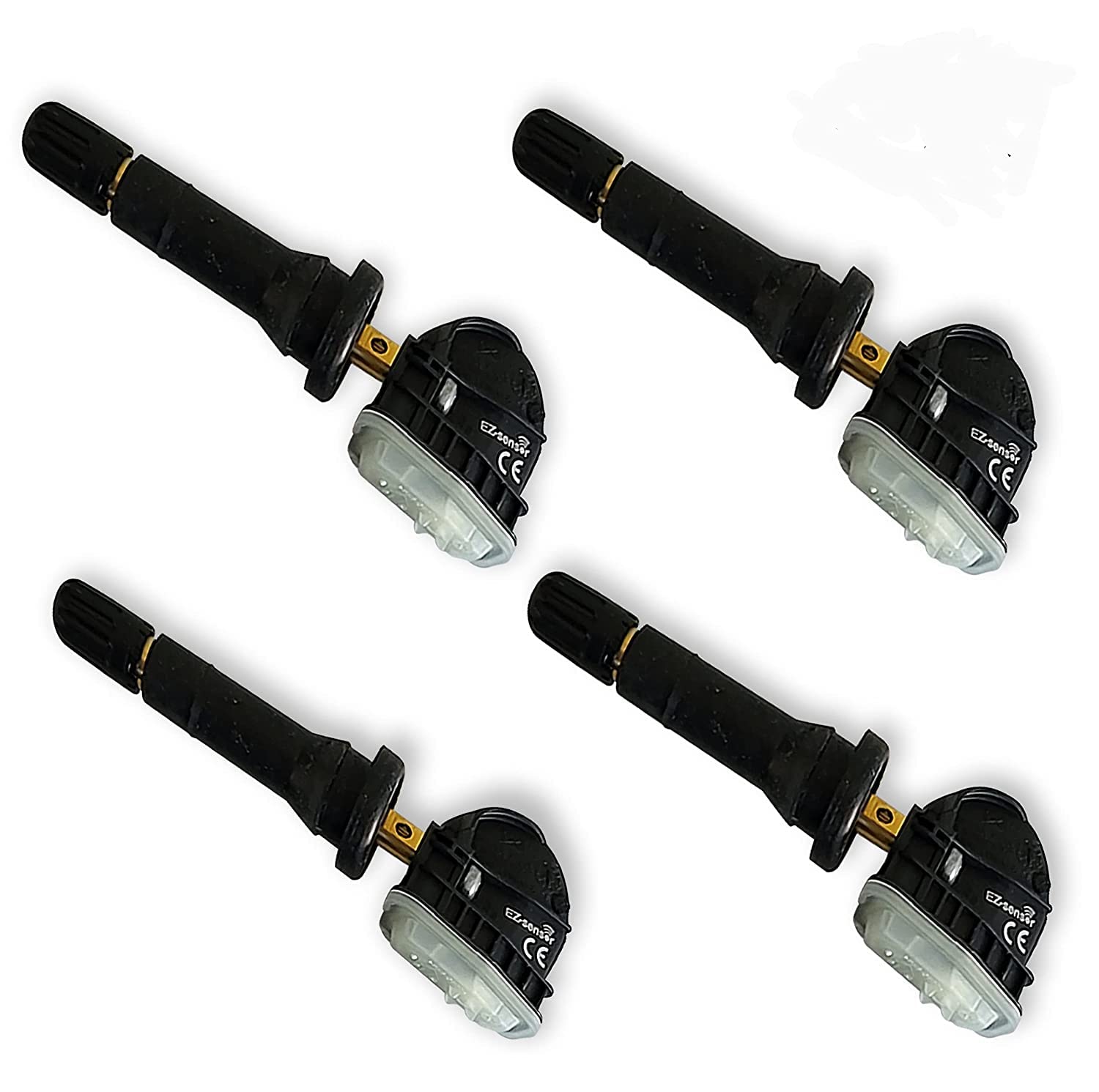 OVERSTOCKDIRECT Schrader 33500 EZ-Sensor (314.9 MHz, 315 MHz, and 433 MHz) Programmable Fixed Angle Valve Tire Pressure Monitori