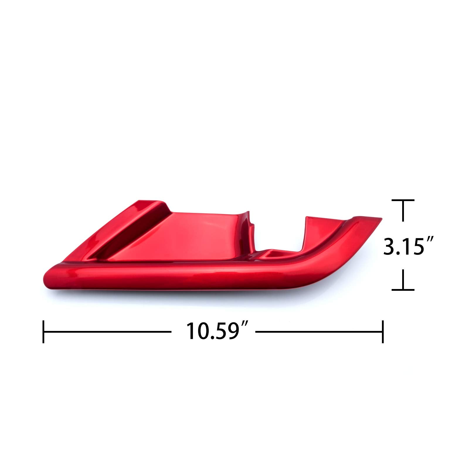 Xotic Tech Interior Car Door Handle Bowl Cover Trim, Glossy Red, Compatible With Camry 2018-2024