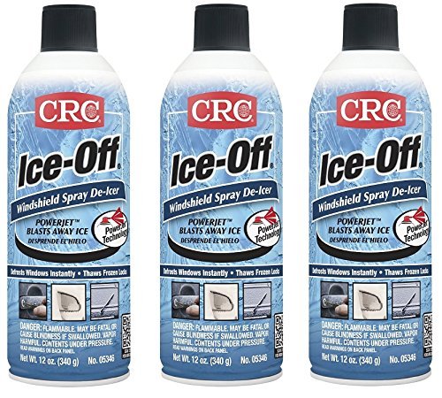 CRC IceOff Windshield Spray DeIcer  12 Wt Oz. (Set of 3)