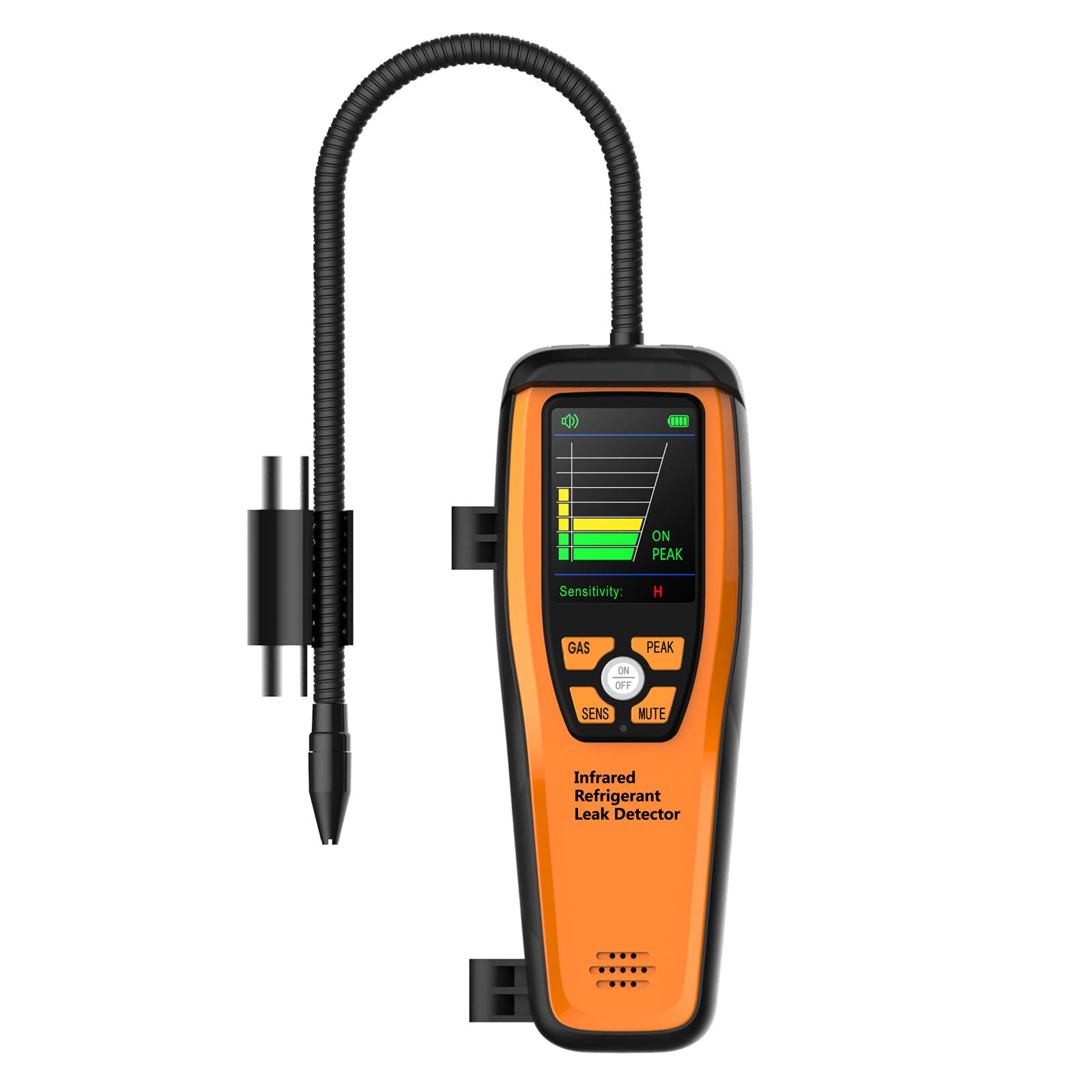 Elitech HVAC Refrigerant Leak Detector 10 Yrs Infrared Sensor Life Halogen Freon Sniffer, Air Conditioning Detection, Automotive