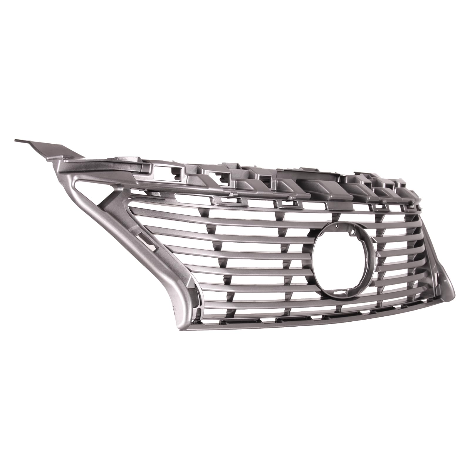 Torcia TYG Front Grille for 2013-2015 Lexus ES350/ES300H, OE Style, Silver, Model LX1200146, Non-Active Replacement Grille