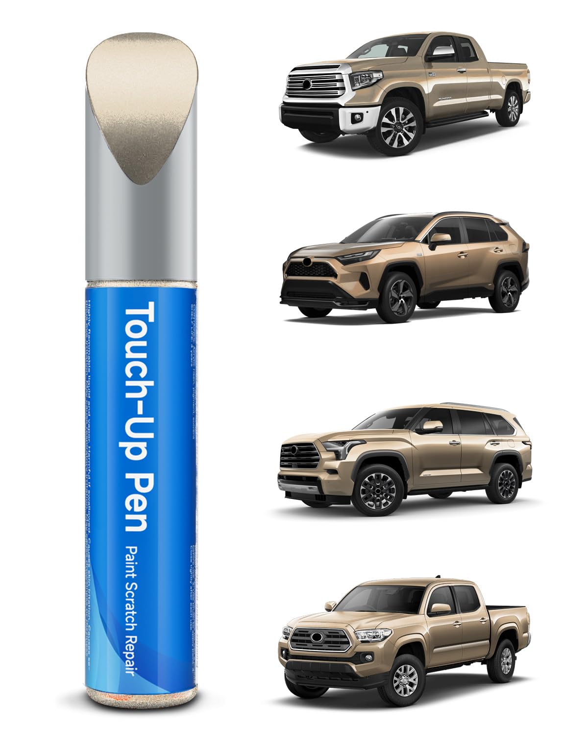 Touch Up Paint Compatible with Toyota Exact Match Touch Up Paint Car Scratch Repair (Sandy Beach Metallic(4T8))