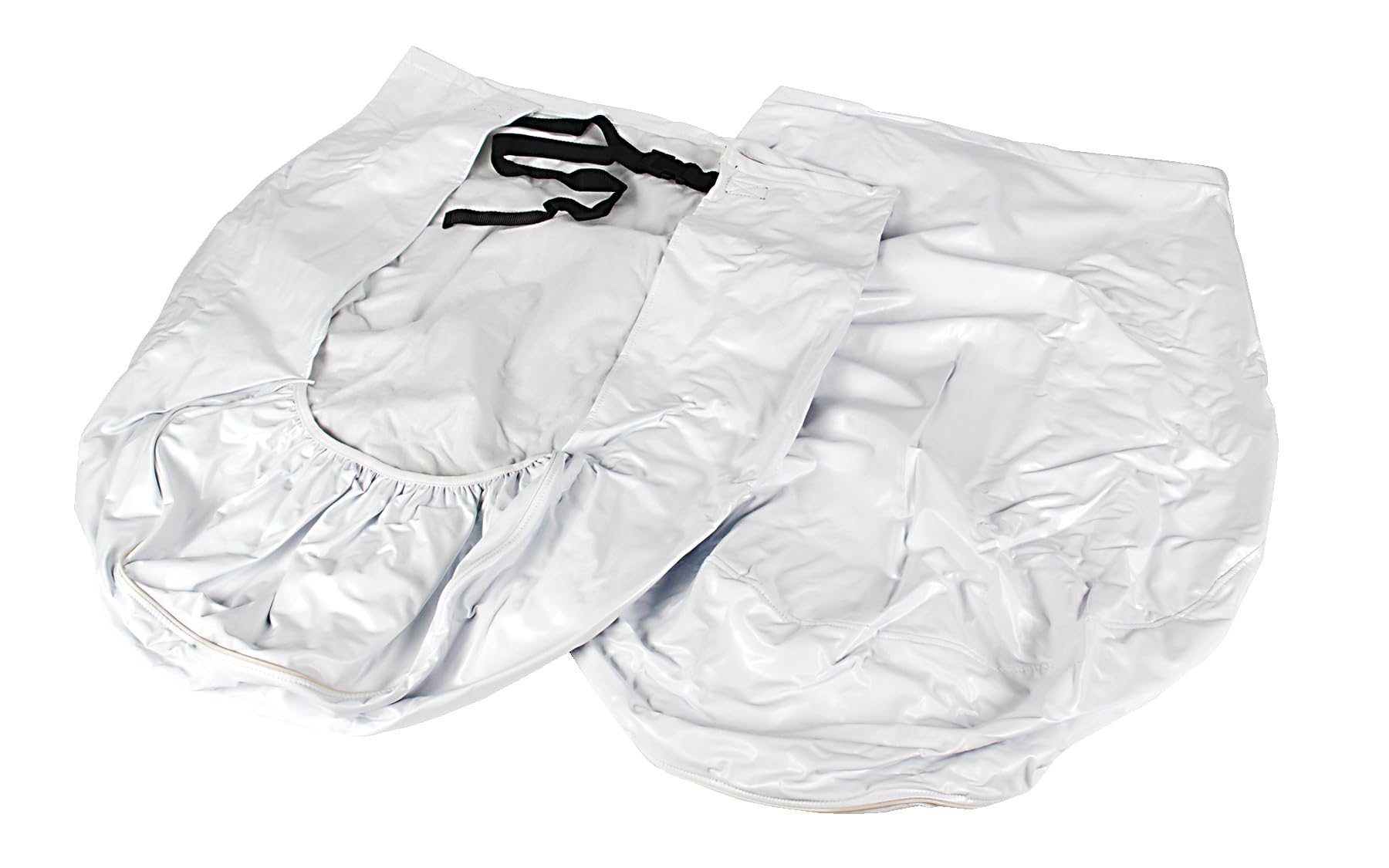 Camco 45322 Vinyl Rv Wheel & Tire Protector, 1 Pair (27 Inches-29 Inches, White)