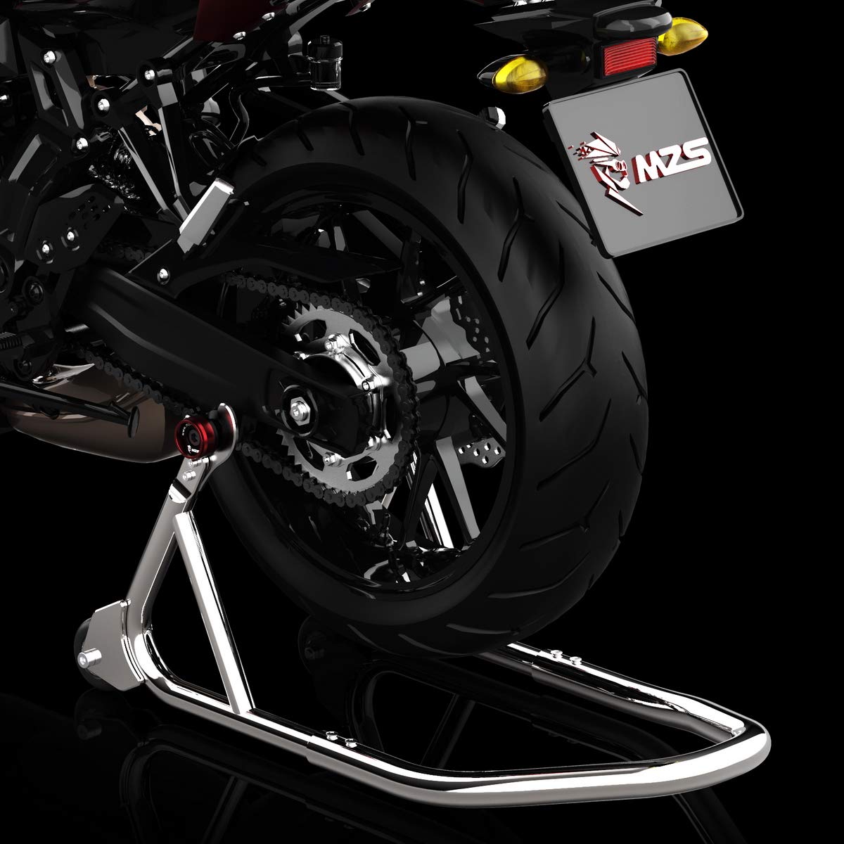 Mzs 8Mm Swingarm Spools Sliders Stand Universal M8 Gold Compatible With Cbr 600 F2 F3 F4 F4I Cbr600Rr Cbr1000Rr Gsxr600 Gsxr750