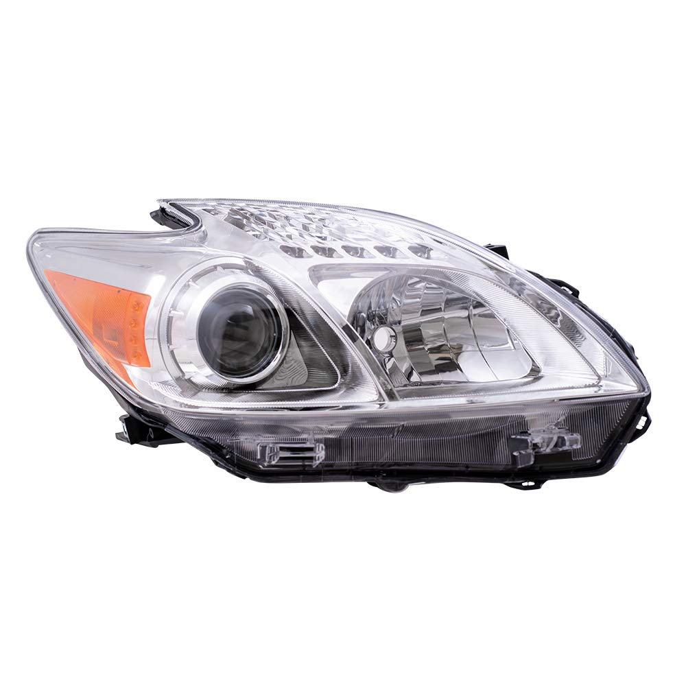 Brock Aftermarket Replacement Driver Left Passenger Right Halogen Combination Headlight Assembly Set Compatible With 2012-2015 T
