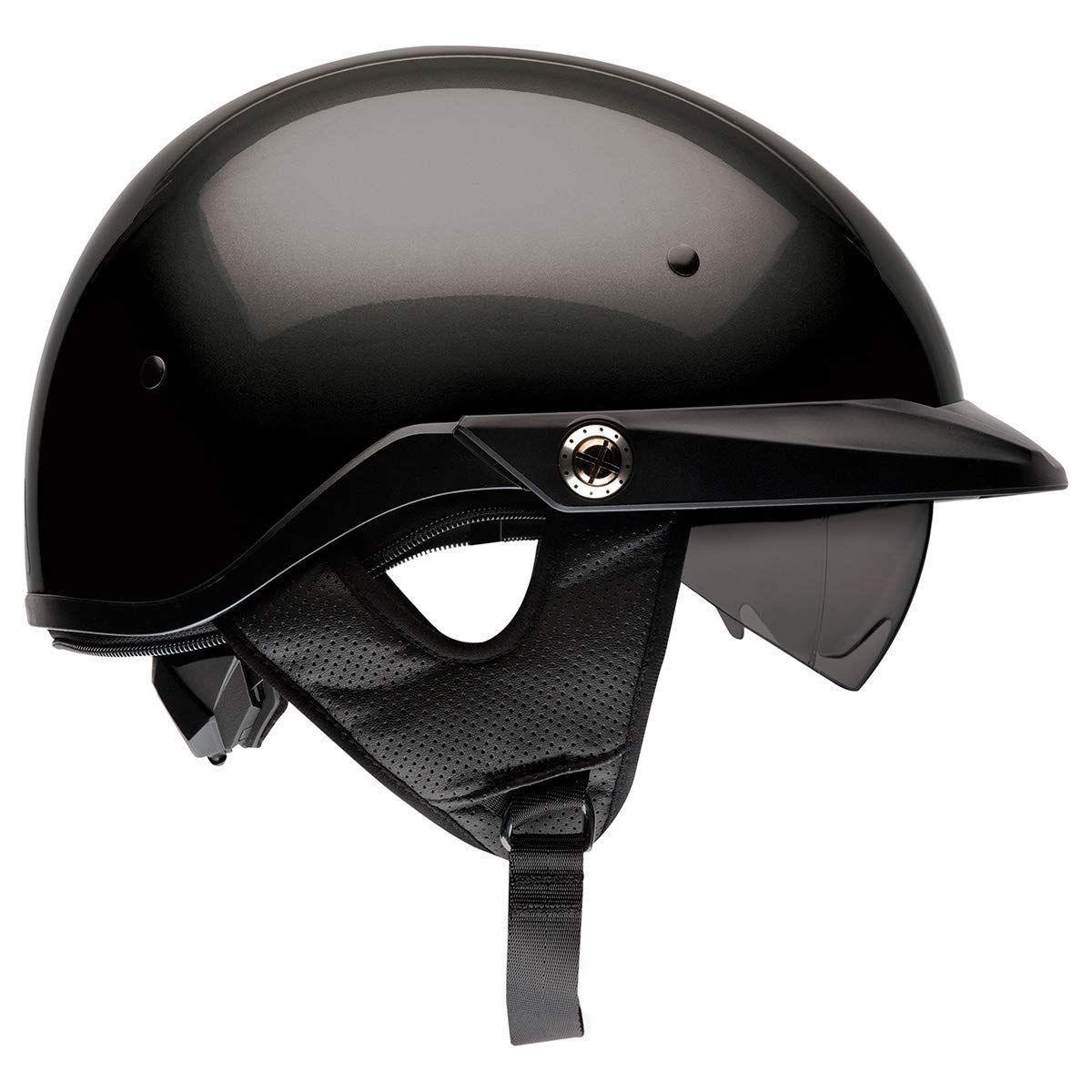 BELL Pit Boss Half Helmet - Gloss Black, Medium, Model 2033197