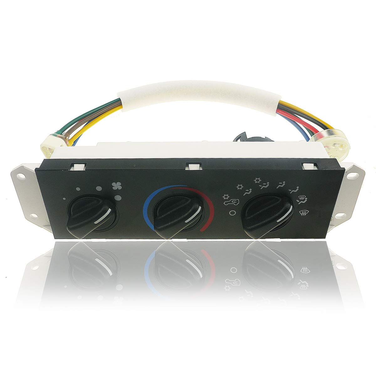 HVAC Climate Control Panel for Jeep Wrangler TJ 1999-2004 Heater Selector Control Switch, Climate Heater Panel Air Conditioning 