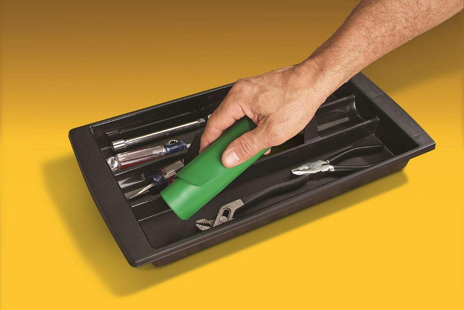 Form-A-Funnel Flexible Automotive Drain Funnel, 6.5"x14.5", Durable Rubber, Green, Model COMINHKPR93095