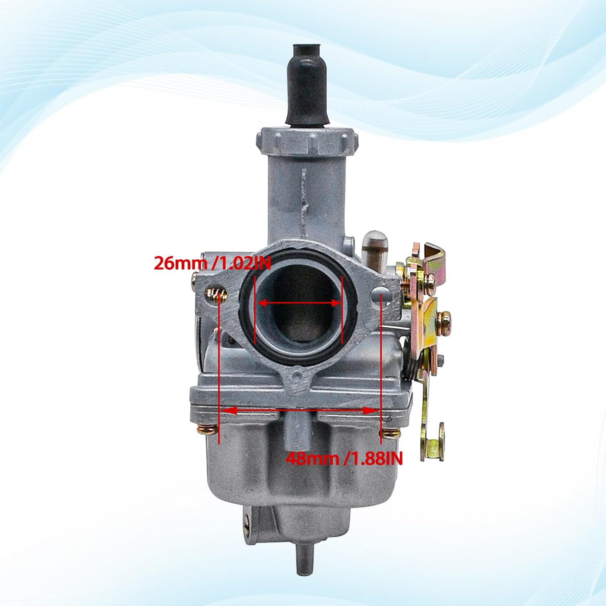JDLLONG RZR 170 Carburetor for Polaris RZR 170 (2009-2014), Phoenix 200 (2005-2017), Sawtooth 200 (2006