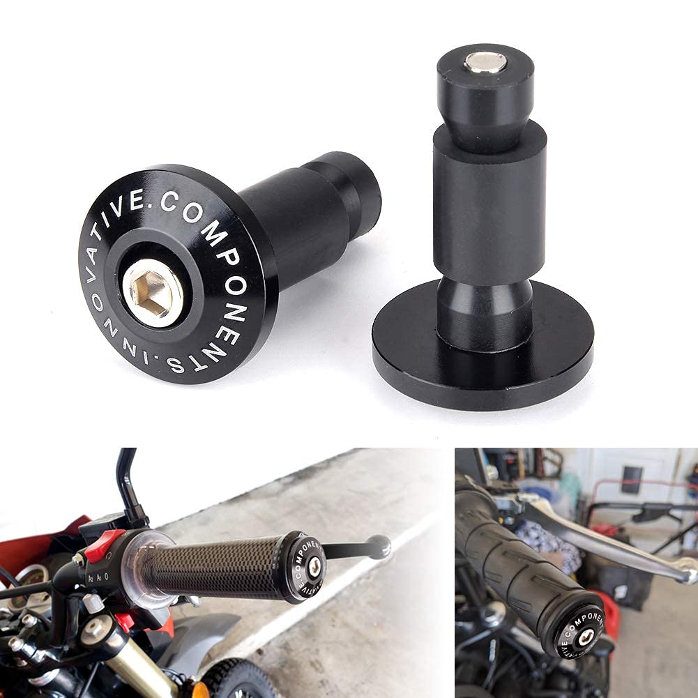 Goldfire Motorcycle 7/8'' Handle Bar End Weights Handlebar Grips Cap Anti Vibration Silder Plug Fits For Yamaha Kawasaki Dirt Bi