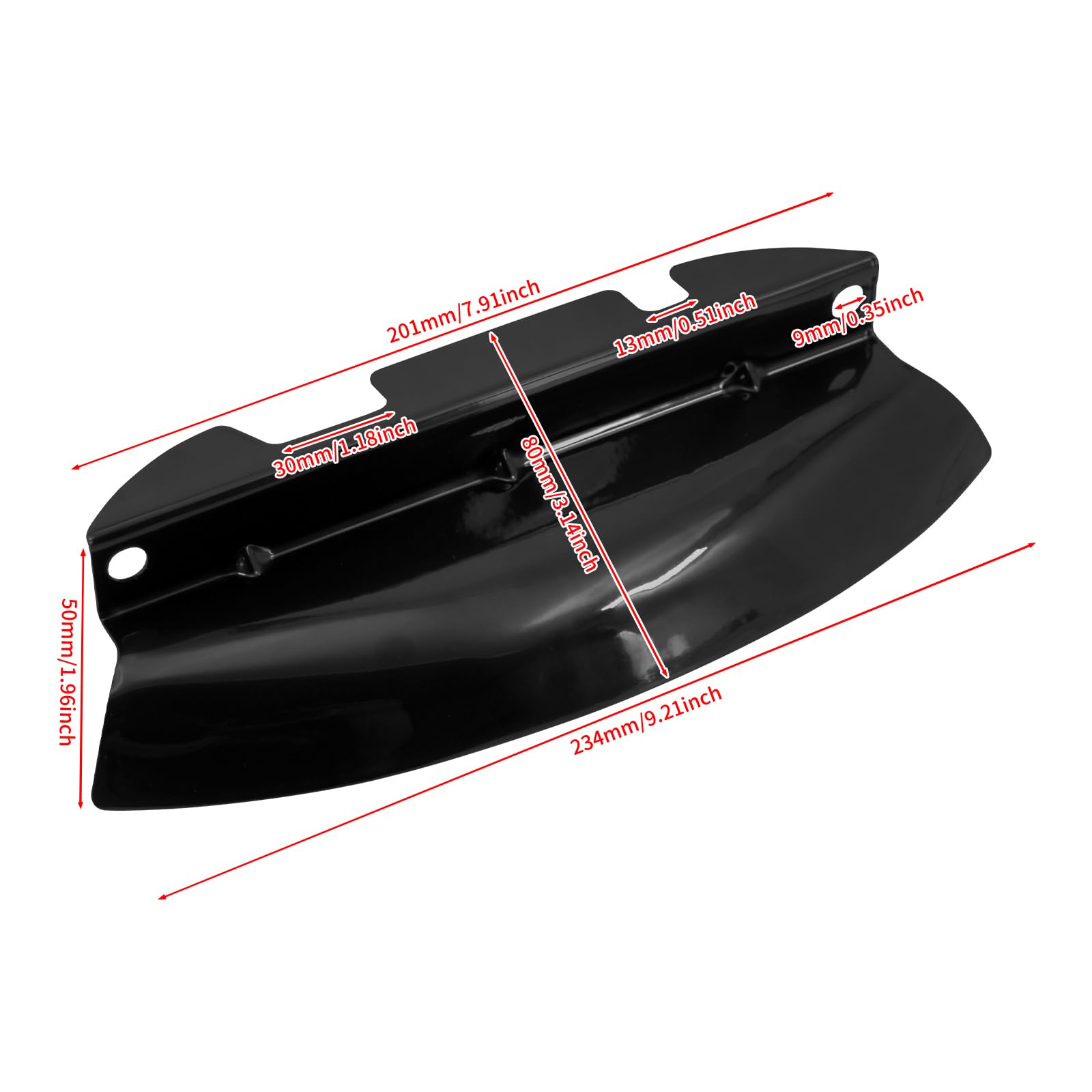 HDBUBALUS Motorcycle Lower Triple Tree Wind Deflector Fit for Harley Touring Electra Glide Road Glide Road King Street Glide 201