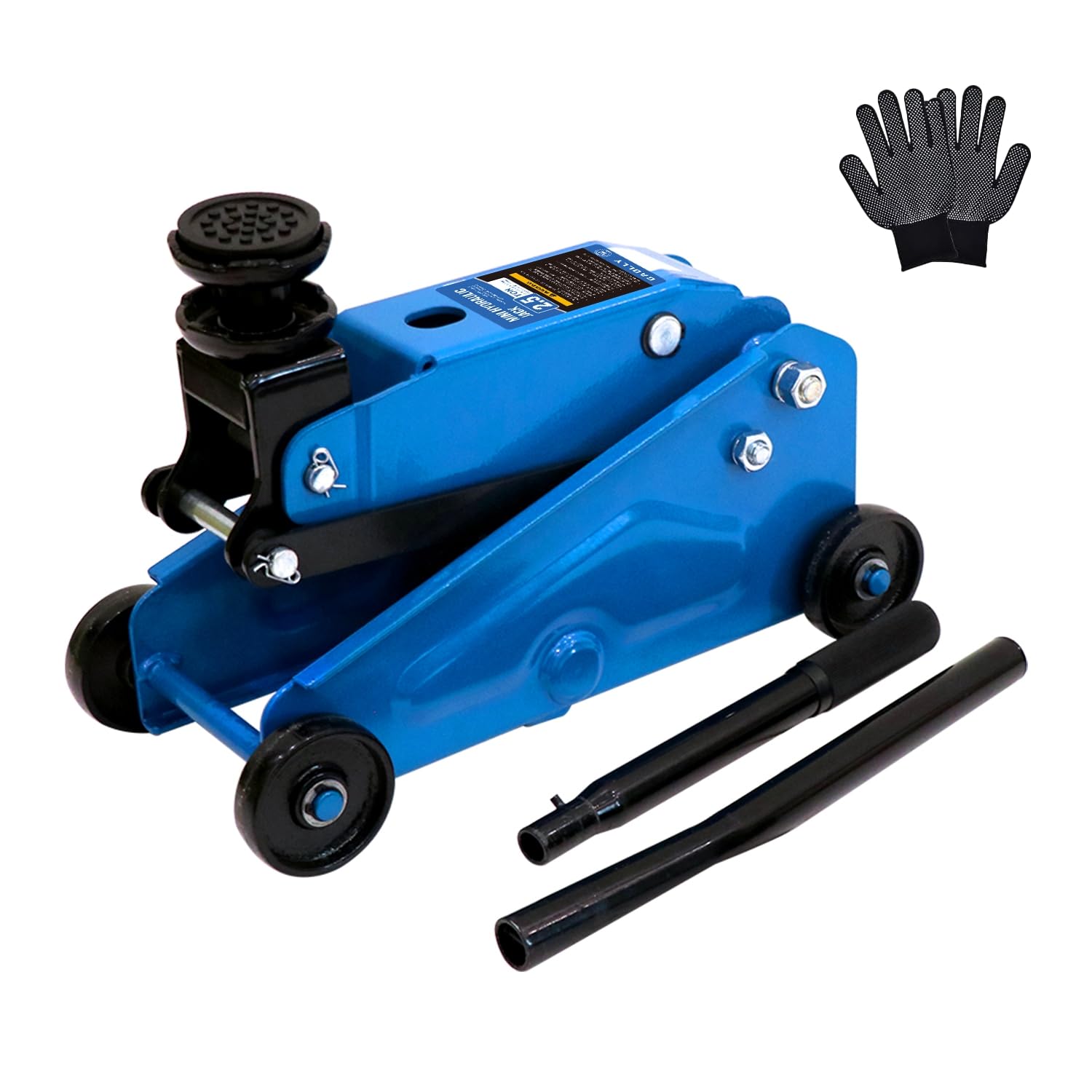 GAOLLY Mini Hydraulic Jack 2.5 Ton (5500lbs)/Floor Jack with Heightening Gasket,Lifting Range 4.13-17