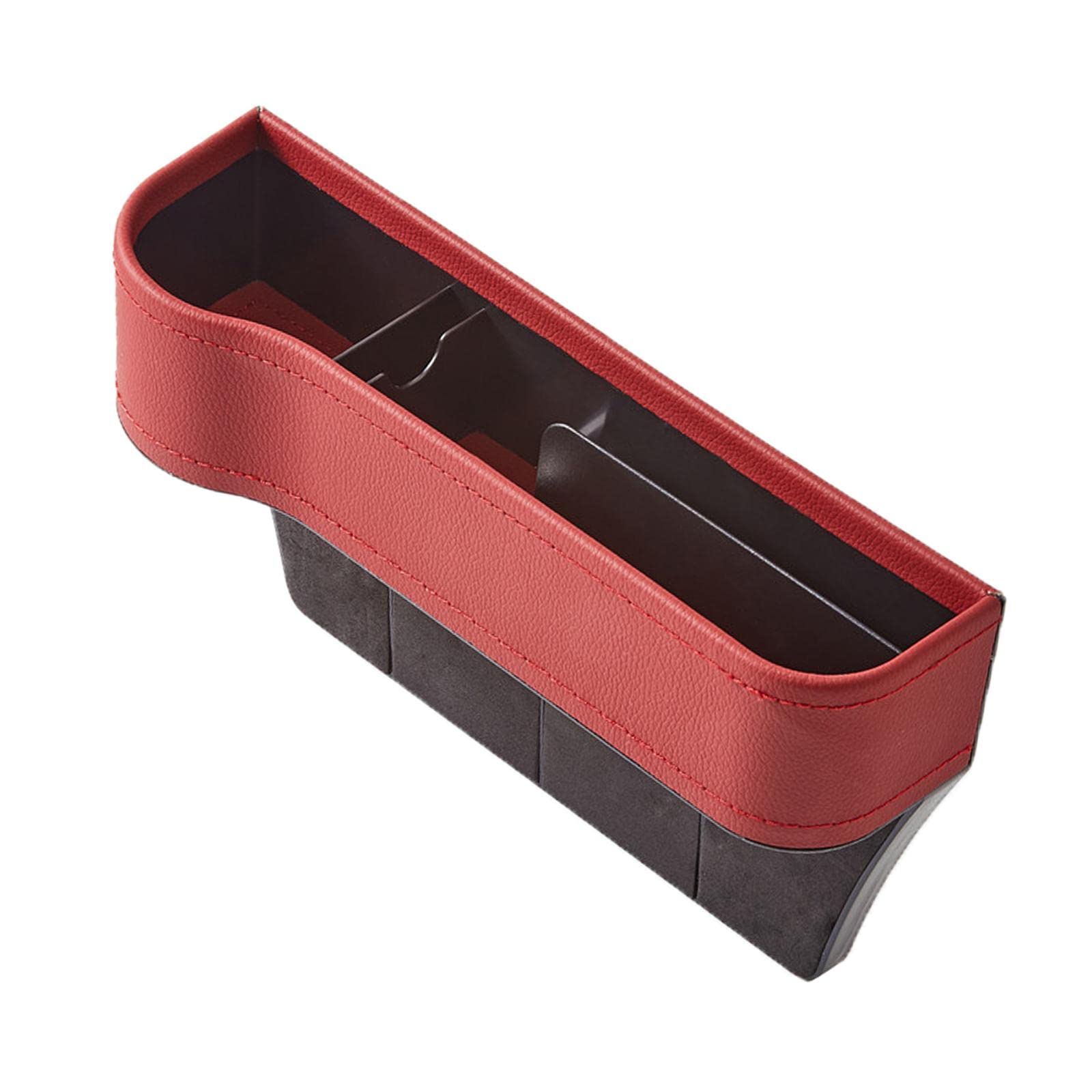 Indy Mall Car Seat Organizer Accessories Leak Proof Fits for Sunglasses Wallet Keys Red