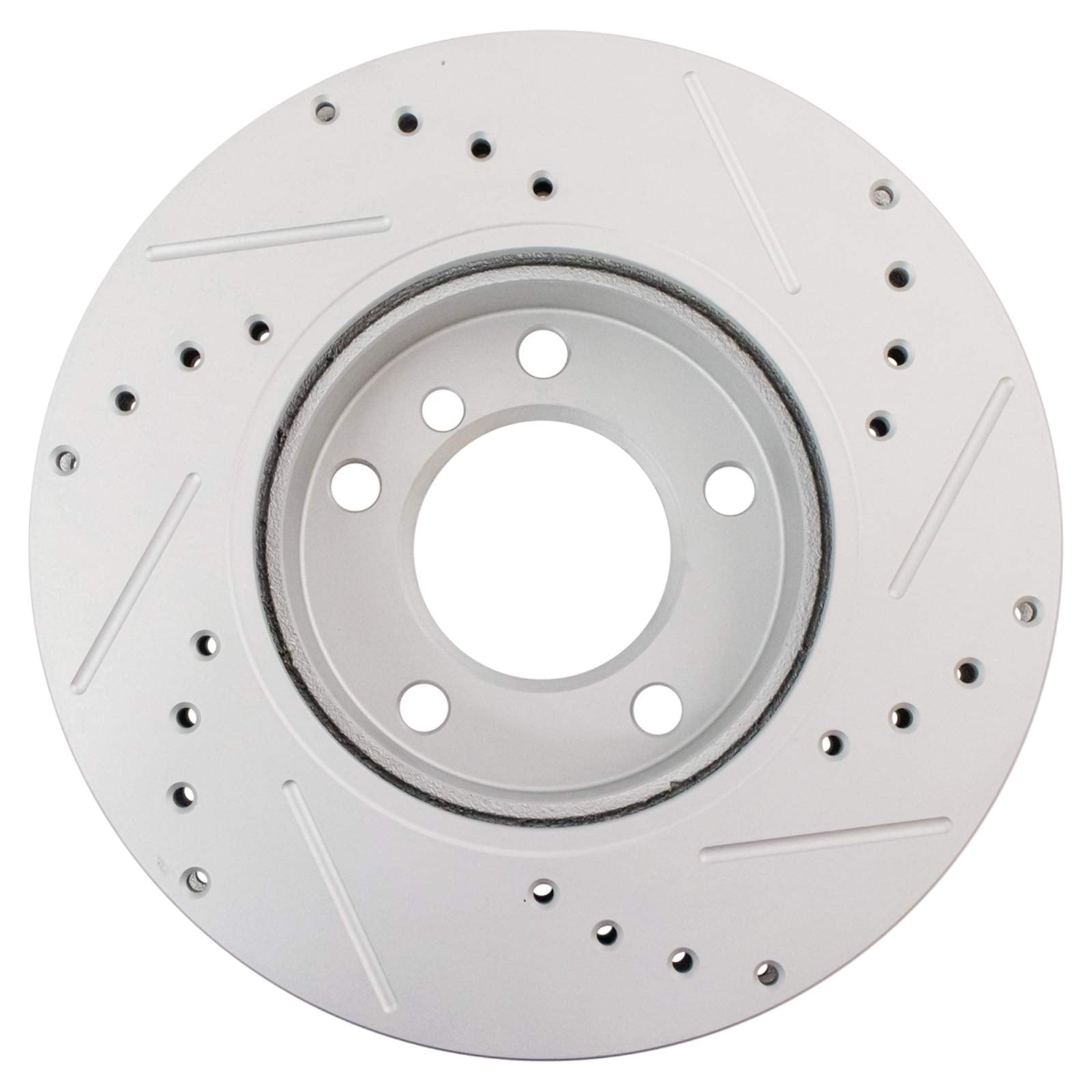 Trq Front Performance Brake Rotor Drilled Slotted Pair Set For Bmw 318I / 318Is / 323Ci / 323I / 323Is / 325I / 325Is / 328I / 3