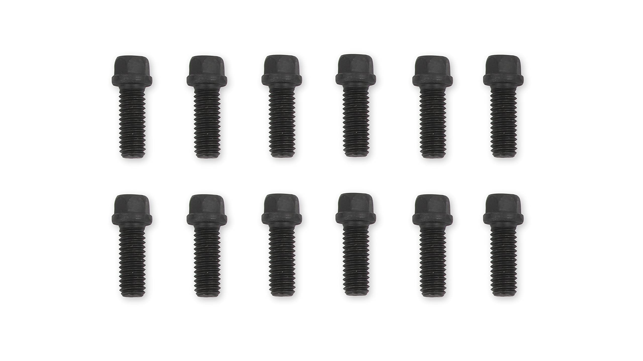 Mr. Gasket Header Bolts,3/8-16X1, Black