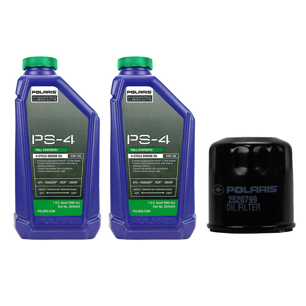 Polaris Ps-4 Oil Filter Change Kit Sportsman Atv Ranger 330 400 500 550 850